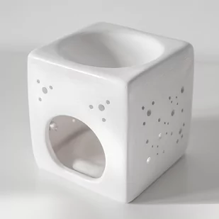 Flagolie Kominek do aromaterapii Kostka Biała - Świece - miniaturka - grafika 1