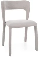 Krzesła - Krzesło tapicerowane VICO WIND szare - miniaturka - grafika 1