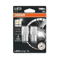 Żarówki samochodowe - Żarówki Osram Led P21/5W 7528Dyp-02B (2 Sztuki) Żółte - miniaturka - grafika 1