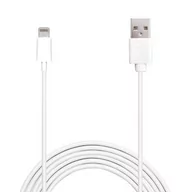 Kable USB - PURO Kabel połączeniowy USB Apple złącze Lightning MFi 2m (biały) 10_5347 - miniaturka - grafika 1