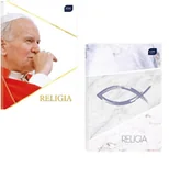 Szkolne artykuły papiernicze - Interdruk Brulion A5/64K kratka Religia Mat+UV 5szt) - miniaturka - grafika 1
