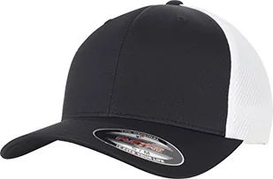 Flexfit Czapka z daszkiem Unisex Ultrafibre i Airmesh 2-tone wielokolorowa czarny/biały L-XL 6533T - Czapki damskie - miniaturka - grafika 1