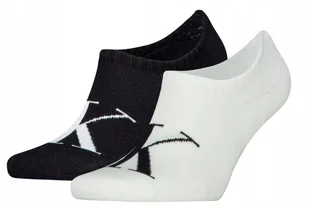 Skarpetki Calvin Klein Jeans 2 pary 40-46 biała czarna - Skarpetki męskie - miniaturka - grafika 1