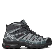 Buty trekkingowe damskie - Trekkingi Salomon X Ultra Pioneer Mid GORE-TEX L47170500 Szary - miniaturka - grafika 1