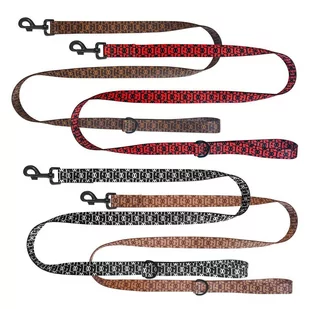 Chaba Smycz Fashion - 25-130cm Brązowa - Smycze dla psów - miniaturka - grafika 1