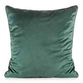 Poszewki na poduszki - Poszewka dekoracyjna GAJA2 60x60 Eurofirany ciemnozielona z lamówką - miniaturka - grafika 1