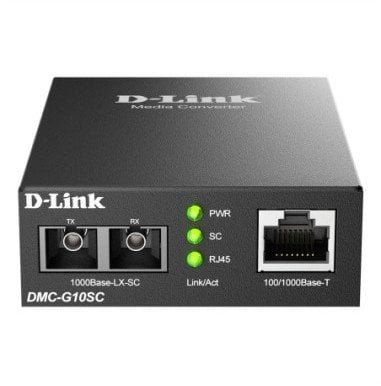 D-LINK DMC-G10SC/E Gigabit Ethernet Konverter 1000Mbit/s TP RJ-45 zu 1000Mbit/s LX SC-Duplex 10 km