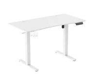 Biurka gamingowe - Silver Monkey Biurko elektryczne ED-120 white - miniaturka - grafika 1