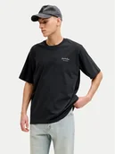 Koszulki męskie - Jack & Jones T-Shirt Earchive 12297647 Czarny Regular Fit - miniaturka - grafika 1