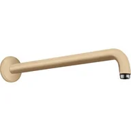 Akcesoria do armatury i ceramiki - Hansgrohe ramię prysznicowe 38,9 cm ścienne brąz szczotkowany 27413140 - miniaturka - grafika 1