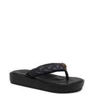 Klapki i japonki damskie - Kurt Geiger Skórzane japonki KENSINGTON PUFF FLIP FLOP - miniaturka - grafika 1