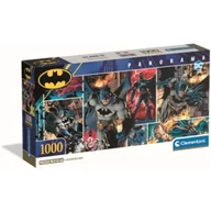 Puzzle - Puzzle 1000 Panorama Compact Batman Clementoni - miniaturka - grafika 1