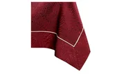 Obrusy i serwetki - Obrus Gaia Bordowy Tłoczony Roślinny 130x130 AmeliaHome - TCLOTH/AH/GAIA/BRD/PPG/CLARET/130X130 - miniaturka - grafika 1