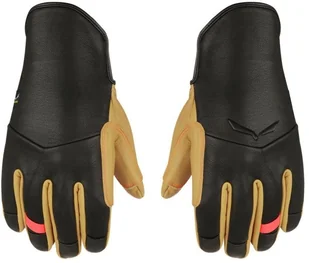 Rękawice ortles am leather women-black out-2500-6080-6 s SALEWA - Rękawice narciarskie - miniaturka - grafika 1