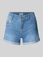 Spodenki damskie - Szorty jeansowe o kroju regular fit z mieszanki bawełny model ‘CARMEN’ - miniaturka - grafika 1