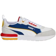 Buty sportowe męskie - Buty Puma R22 Blazing M 383462 12 beżowy niebieskie wielokolorowe - miniaturka - grafika 1