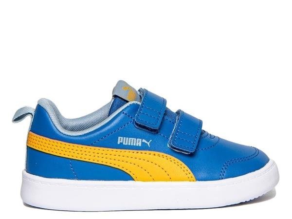 Buty dziecięce Puma 37154419 COURTFLEX V2 V INF Niebieskie