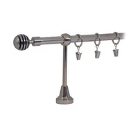 Karnisze - Karnisz pojedynczy HEFAJSTOS PLUS Ø16, 200 cm modern nikiel - miniaturka - grafika 1