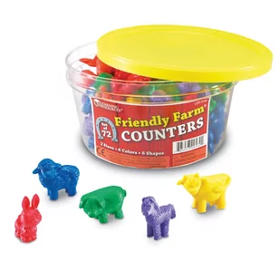 Learning Resources Friendly Farm zwierząt, figurki do gier, 72teilig LER0180 - Figurki dla dzieci - miniaturka - grafika 2