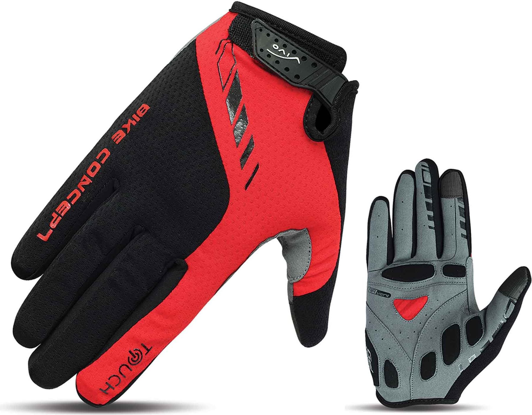 Vivo Rękawiczki rowerowe SB-05-9505B czarno-czerwone r. XXL 4962584