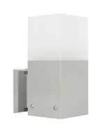 Lampy ogrodowe - Cube Nowoczesny kinkiet zewnętrzny Max srebrny CB-MAX K AL - miniaturka - grafika 1