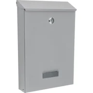 Skrzynki na listy - Skrzynka na listy FLAVIO A4 jasny szary - miniaturka - grafika 1