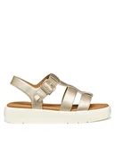 Sandały damskie - Geox Sandały D Camalei D550NB 000NF C2012 Złoty - miniaturka - grafika 1