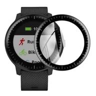 Akcesoria do smartwatchy - Szkło Hybrydowe Full Glue 5D Do Garmin Vivoactive 3 Czarny - miniaturka - grafika 1