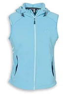Kamizelki damskie - Tatonka Essential damska kamizelka polarowa "Lindsay Hood Lady Vest", rozmiar 38, sky - miniaturka - grafika 1