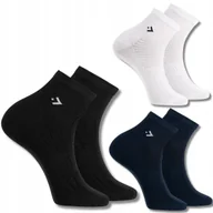 Skarpetki męskie - BAWEŁNIANE MOCNE SPORTOWE SKARPETY MĘSKIE SKARPETKI STOPKI 3PAK MORAJ 43-45 - miniaturka - grafika 1