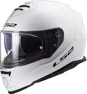 Kaski motocyklowe - LS2, Kask motocyklowy na całą twarz STORM gloss white, XXL - miniaturka - grafika 1