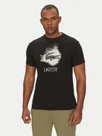 Koszulki męskie - Lacoste T-Shirt TH8917 Czarny Regular Fit - miniaturka - grafika 1