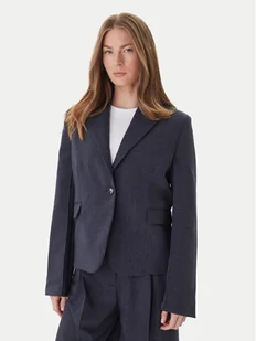 ViCOLO Marynarka TF0203 Granatowy Regular Fit - Marynarki i żakiety damskie - miniaturka - grafika 1