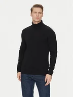 Swetry męskie - Jack&Jones Golf Basic 12258051 Czarny Regular Fit - miniaturka - grafika 1