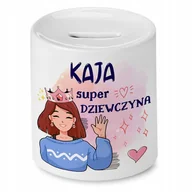 Skarbonki - Skarbonka 330 ml Dla Kai Córki Dziecka Prezent z Nadrukiem ze Zdjęciem - miniaturka - grafika 1