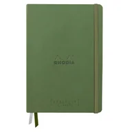Notesy i bloczki - Goalbook Rhodia Creation Lavis A5 sage - miniaturka - grafika 1