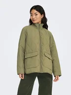 Kurtki damskie - JDY Kurtka pikowana "Raya" w kolorze zielonym - miniaturka - grafika 1