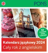 Kalendarze - LektorKlett, Kalendarz językowy 2024 z angielskim PONS - miniaturka - grafika 1