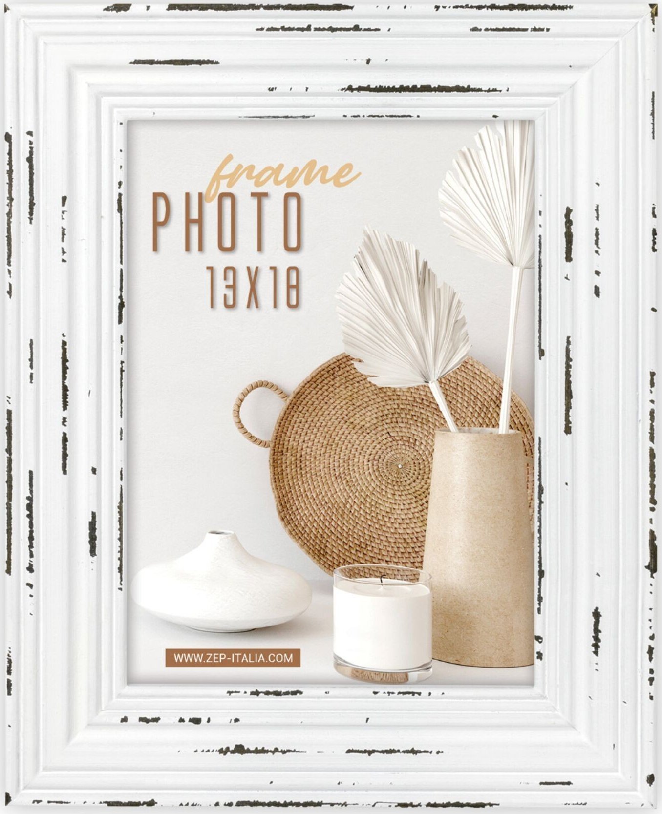 Ramka ZEP ZEP Orly White 20x30 Holz Portrait TW423