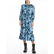 Sukienki - Replay damska sukienka maxi, 010 Avio/Blue, M - miniaturka - grafika 1