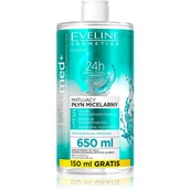Płyny micelarne - Eveline FACEMED Matujący płyn micelarny 3w1 650ml - miniaturka - grafika 1