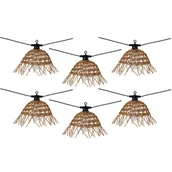 Oświetlenie świąteczne - Rattanowe lampki choinkowe, 6 lampek - miniaturka - grafika 1