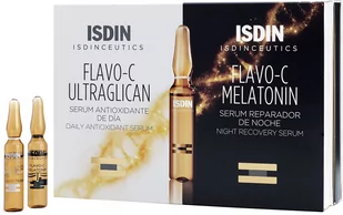 Zestaw Isdin Serum do twarzy na dzień antyoksydacyjny Serum Antioxidante De Dia + Serum do twarzy na noc regenerujące Serum Reparador De Noche 20 szt x 2 ml (8470001864826) - Zestawy kosmetyków damskich - miniaturka - grafika 1