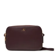 Torebki damskie - Torebka Calvin Klein Ck Camera Bag LV04F3173G Bordowy - miniaturka - grafika 1