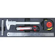 Pozostałe wyposażenie warsztatu - Zestaw narzędzi pomiarowych, 5 szt. - miniaturka - grafika 1