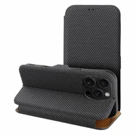 Etui i futerały do telefonów - Kabura FOLIO Side Magnet do IPHONE 16 szary - miniaturka - grafika 1