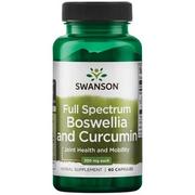 Suplementy naturalne - Swanson - Full Spectrum Boswellia and Curcumin, 60 kapsułek - miniaturka - grafika 1