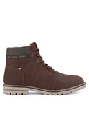 Botki męskie - U.S. Polo Assn. Trapery POLY001M/DLT1 Brązowy - miniaturka - grafika 1