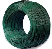 Inne mocowania - Drut Ocynkowany Pokryty Pcv. 3.0*3.8Mm Zielony - miniaturka - grafika 1