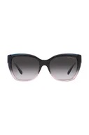 Okulary przeciwsłoneczne - Emporio Armani okulary przeciwsłoneczne damskie kolor zielony - miniaturka - grafika 1